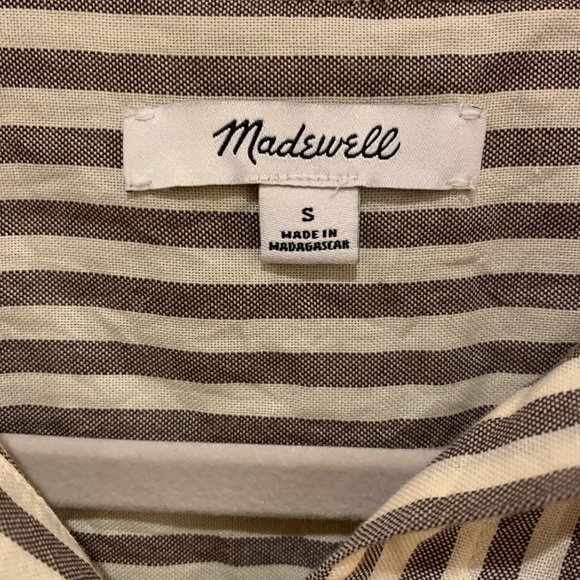 Madewell Front Tie Button-up Shirt - Picture 3 of 3